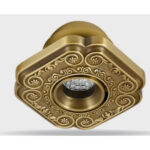 CH-248 Flower 7w Square Designer Classic Cob Downlight