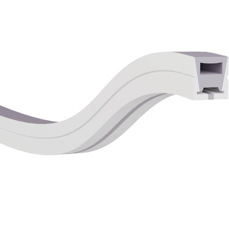 JS-JAS Top View Top View Verticle Bend Flexible Silicon Linear Profile For Strip 157-JAS-F1313