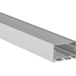 JS-JAS Prismatic Diffuser Alluminium Profile For Strips Surface 175-JAS-S5032