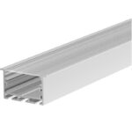 JS-JAS Prismatic Diffuser Alluminium Profile For Strips Recessed 176-JAS-R5032
