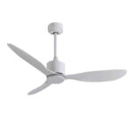 JS-LXR Modern AC 52" Designer Fan VG0006A Riversand Body & 3 white ABS Blades