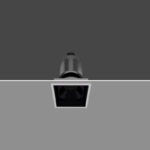 JS-TRL Flare-Square 18w Square In-Ceiling Tilt Colored Reflector Cob Downlight